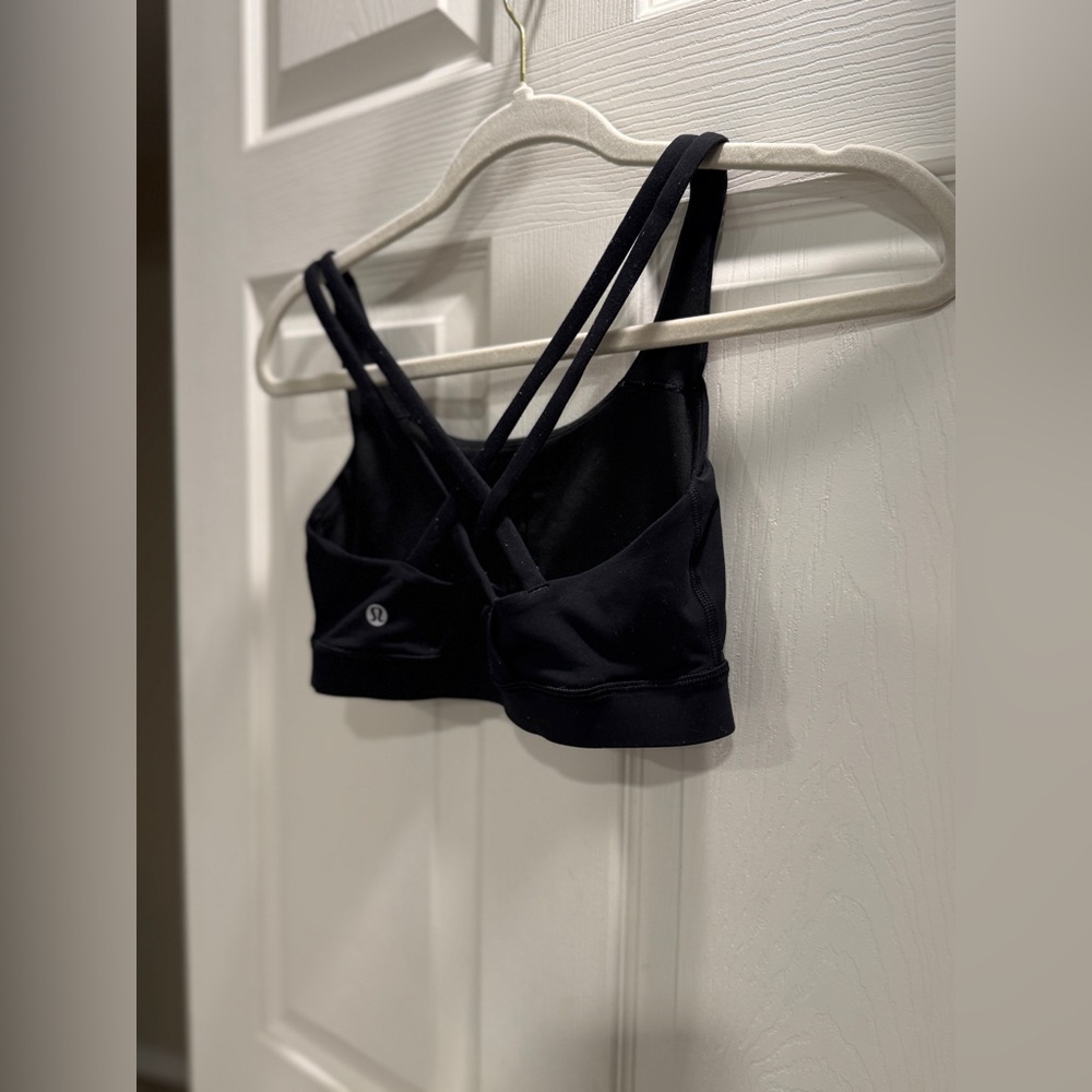 Lululemon Energy Bra Black-Size 4 - Picture 7 of 9